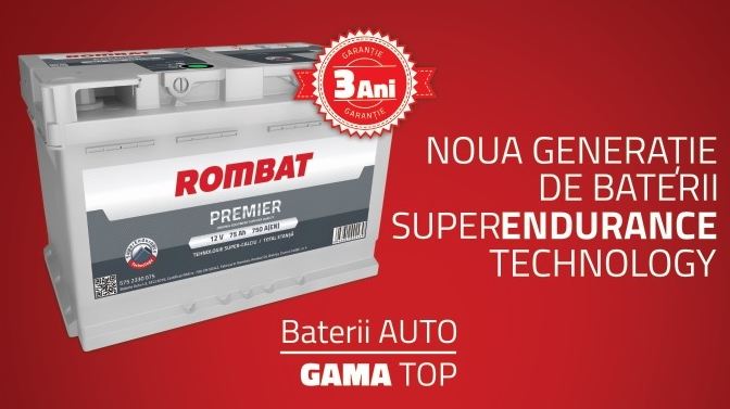 Acumulator auto Rombat Tornada Asia - 40 Ah / 300 A (borna inversa)  Acumulatori Auto | AutoA Magazin