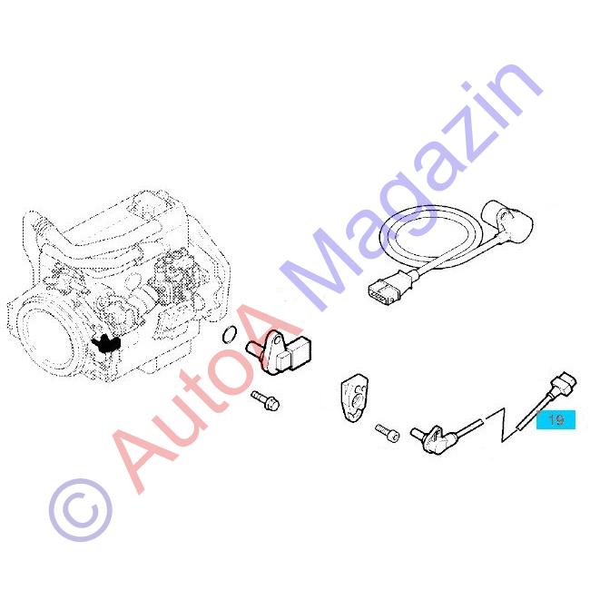 Senzor turatie motor (viborchen / arbore cotit) Astra G Z16XE | AutoA  Magazin