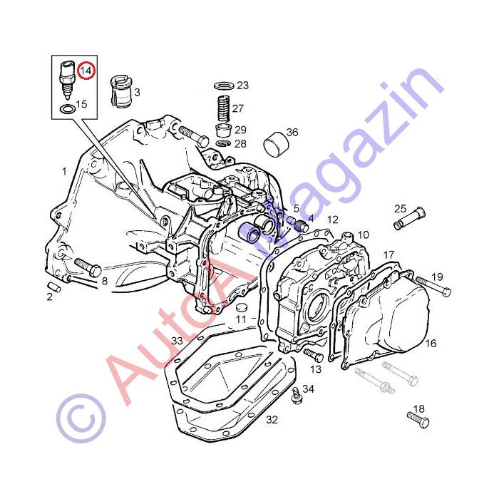 3.Ambreiaj si cutie viteze Astra G Z12XE | AutoA Magazin